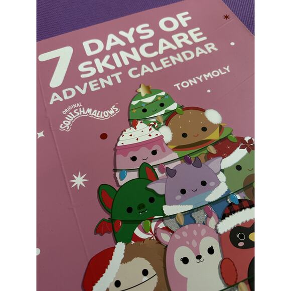 Squishmallows x TONYMOLY 7 Days of Skincare Advent Calendar NEW - Picture 2 of 6